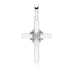 Cruce argint pandantiv DiAmanti K0101R-DIA (Argint 925‰ 2,6 g.)